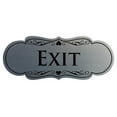 thumbnail image 1 of Designer EXIT Sign - Silver - Medium 2.75 x 7", 1 of 6