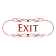 thumbnail image 1 of Designer EXIT Sign - White / Red - Large, 1 of 6