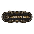 thumbnail image 1 of Designer Electrical Panel (Box) Sign (Black Gold) - Large, 1 of 5