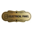 thumbnail image 1 of Designer Electrical Panel (Box) Sign (Brushed Gold) - Small, 1 of 5