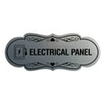 thumbnail image 1 of Designer Electrical Panel (Box) Sign (Brushed Silver) - Large, 1 of 5