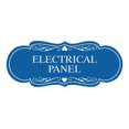thumbnail image 1 of Designer Electrical Panel Sign(Blue) - Large, 1 of 6