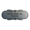 thumbnail image 1 of Designer Electrical Panel Sign(Brushed Silver) - Large, 1 of 6