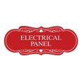 thumbnail image 1 of Designer Electrical Panel Sign(Red) - Large, 1 of 6