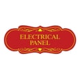 thumbnail image 1 of Designer Electrical Panel Sign(Red/Yellow) - Medium, 1 of 6