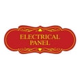 thumbnail image 1 of Designer Electrical Panel Sign(Red/Yellow) - Small, 1 of 6