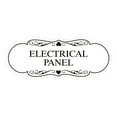 thumbnail image 1 of Designer Electrical Panel Sign(White) - Large, 1 of 6