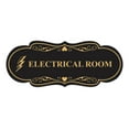 thumbnail image 1 of Designer Electrical Room (Lightning) Sign (Black Gold) - Medium, 1 of 5