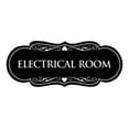 thumbnail image 1 of Designer Electrical Room Sign(Black) - Small, 1 of 6