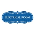 thumbnail image 1 of Designer Electrical Room Sign(Blue) - Small, 1 of 6