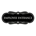 thumbnail image 1 of Designer Employee Entrance Sign(Black) - Small, 1 of 6