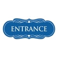 thumbnail image 1 of Designer Entrance Sign(Blue) - Large, 1 of 6