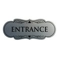 thumbnail image 1 of Designer Entrance Sign(Brushed Silver) - Large, 1 of 6