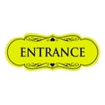 thumbnail image 1 of Designer Entrance Sign(Yellow / Black) - Small, 1 of 6