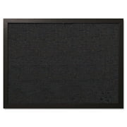Mastervision Designer Fabric Bulletin Board 24X18 Black Fabric/Black Frame FB0471168