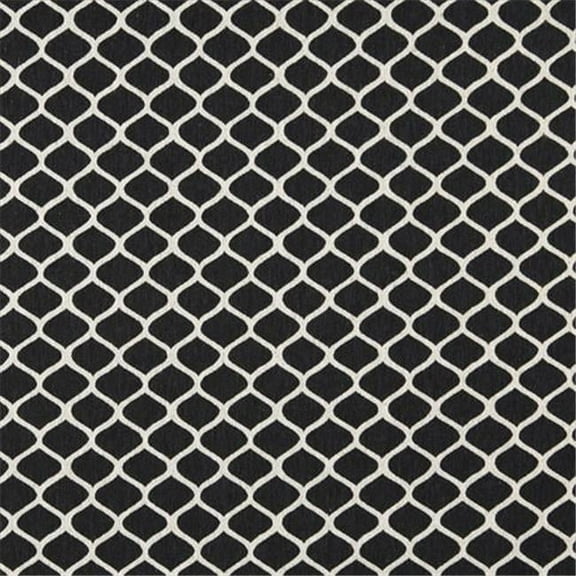 Designer Fabrics 54 in. Wide Midnight And Off White- Modern- Geometric Designer Quality Upholstery Fabric