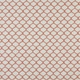 thumbnail image 1 of Designer Fabrics  54 in. Wide Persimmon And Off White- Modern- Geometric- Designer Quality Upholstery Fabric, 1 of 1