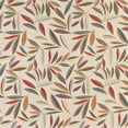 thumbnail image 1 of Designer Fabrics  54 in. Wide Red- Orange- Gold- Green And Blue- Foliage Leaves Contemporary Upholstery Fabric, 1 of 1