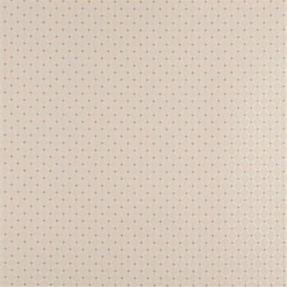 Designer Fabrics D329 54 in. Wide - Beige And White Diamond Jacquard Woven Upholstery Fabric