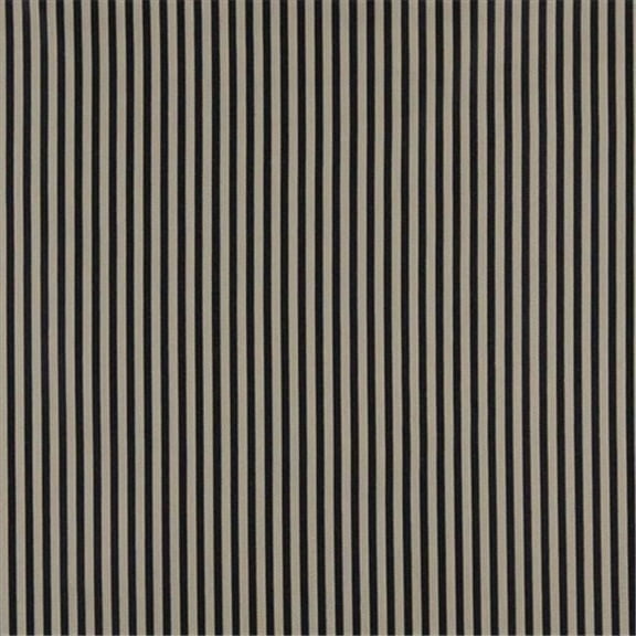 Designer Fabrics D376 54 in. Wide - Navy And Beige Thin Striped Jacquard Woven Upholstery Fabric