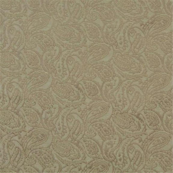 Designer Fabrics E575 54 in. Wide Olive Green- Paisley Jacquard Woven Upholstery Grade Fabric