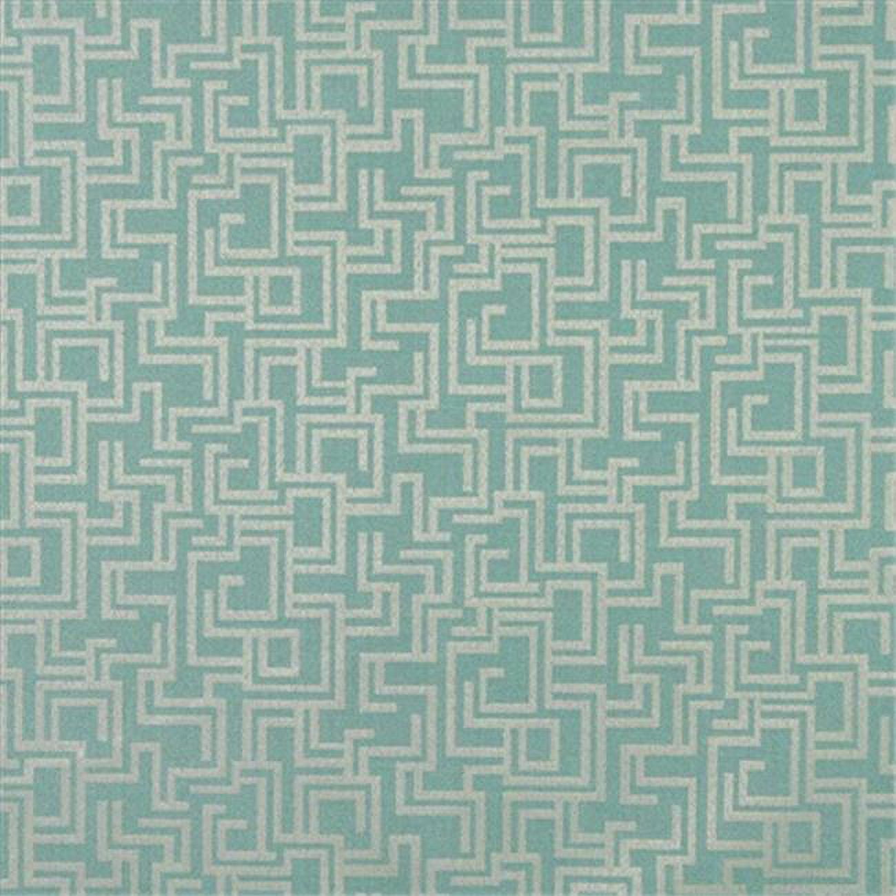 Designer Fabrics F636 54 in. Wide Light Blue- Geometric Outdoor- Indoor ...