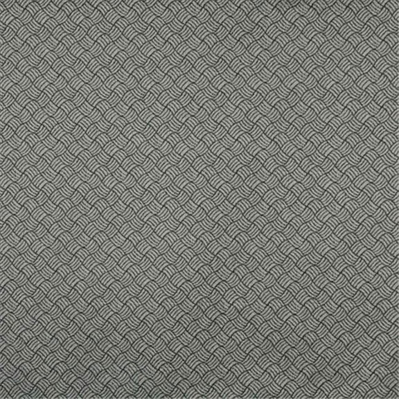 Designer Fabrics F760 54 in. Wide Black And Silver- Geometric Heavy Duty Crypton Commercial Grade Upholstery Fabric