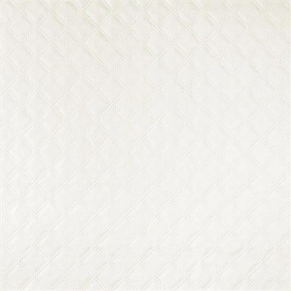 Designer Fabrics G355 54 in. Wide White- Matte Diamonds Upholstery Faux Leather