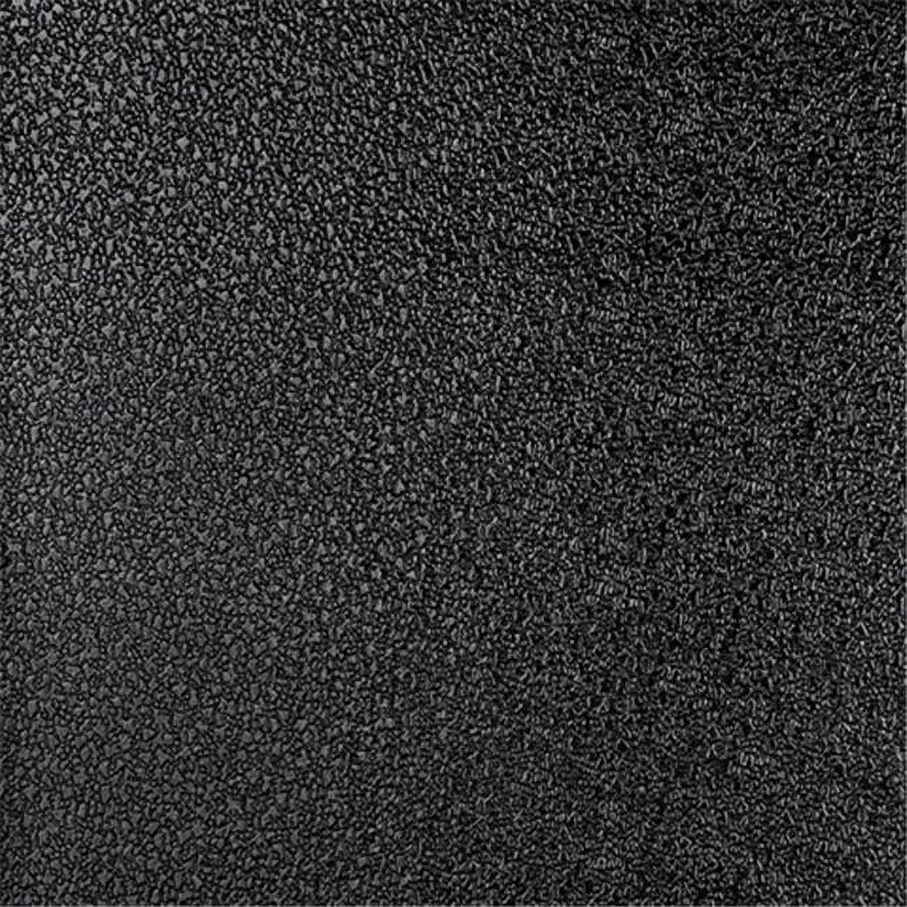 Designer Fabrics G367 54 in. Wide Black- Shiny Speckled Upholstery Faux Leather