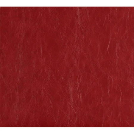 Designer Fabrics G626 54 in. Wide Red- Distressed Leather Upholstery Grade Recycled Leather