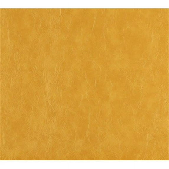 Designer Fabrics G629 54 in. Wide Gold- Distressed Leather Upholstery Grade Recycled Leather