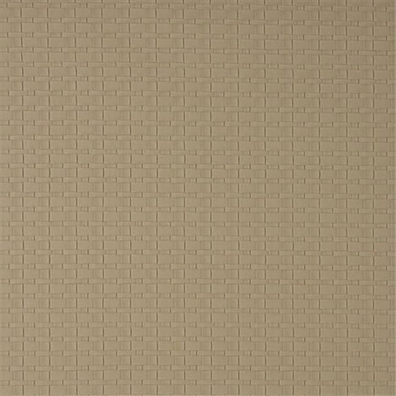 Designer Fabrics G685 54 in. Wide Beige- Thin Basket Woven Upholstery Faux Leather