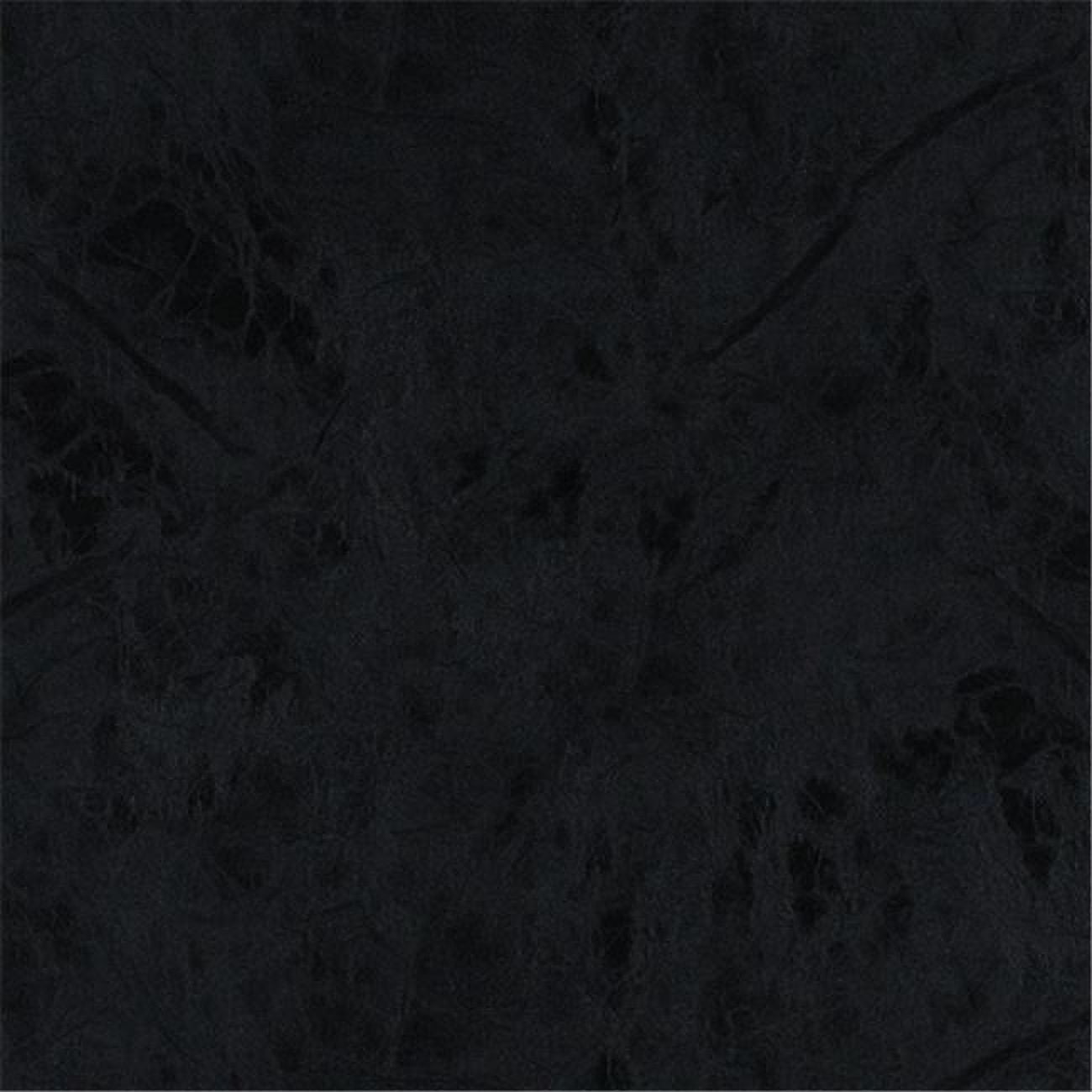 Designer Fabrics  54 in. Wide Black- Textured Upholstery Faux Leather