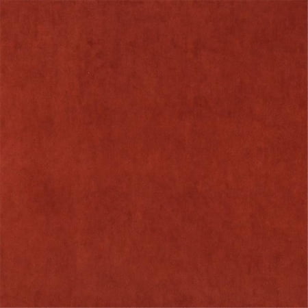 Designer Fabrics K0000L 54 in. Wide - Rust Red Authentic Cotton Velvet Upholstery Fabric
