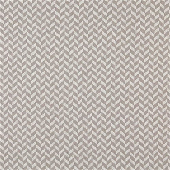 Designer Fabrics K0004F 54 in. Wide Grey And Off White- Herringbone Slanted Check Designer Quality Upholstery Fabric