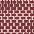 thumbnail image 1 of Designer Fabrics K0006A 54 in. Wide Red And Off White- Modern- Geometric Designer Quality Upholstery Fabric, 1 of 1