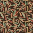 thumbnail image 1 of Designer Fabrics K0022B 54 in. Wide Red- Blue- Green And Brown- Foliage Leaves Contemporary Upholstery Fabric, 1 of 1