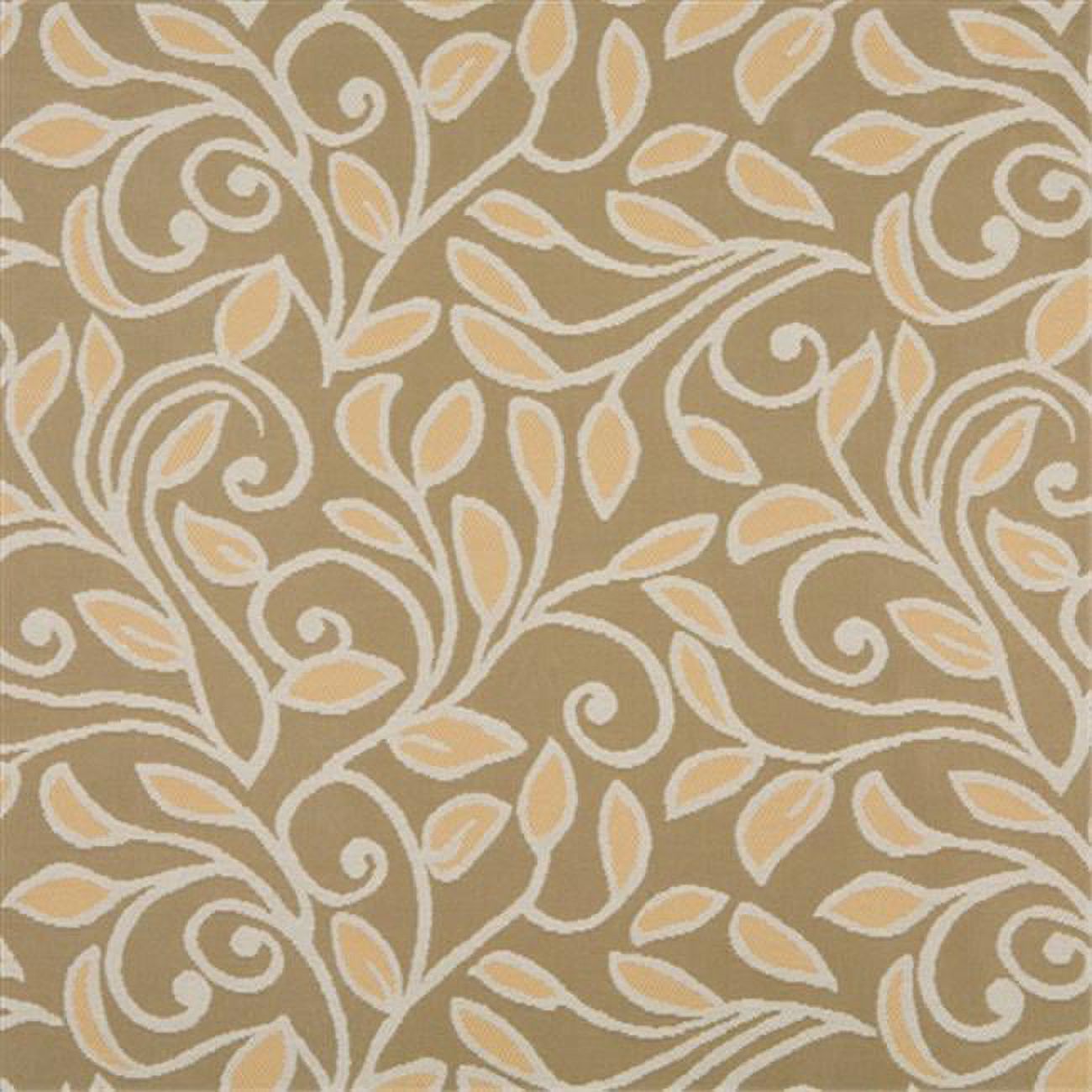 Designer Fabrics K0131A 54 in. Wide Gold- Beige And Tan Vines And ...