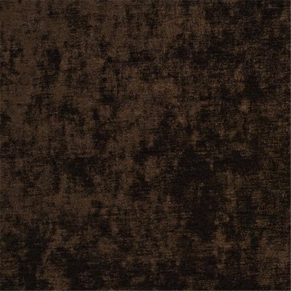 Designer Fabrics K0150L 54 in. Wide Brown Solid Shiny Woven Velvet Upholstery Fabric