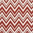 thumbnail image 1 of Designer Fabrics U0010D 54 in. Wide Red And White Zig Zag Chevron Upholstery Fabric, 1 of 1