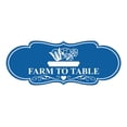 thumbnail image 1 of Designer Farm To Table Sign (Blue) - Small, 1 of 5