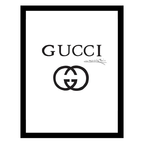 Designer Fashion Logo - Framed Print