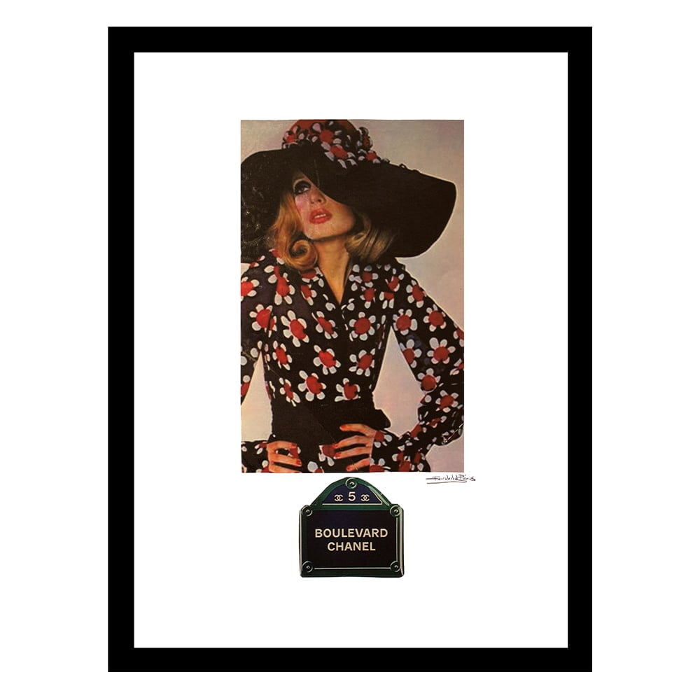 Designer Fashion Model Framed Print