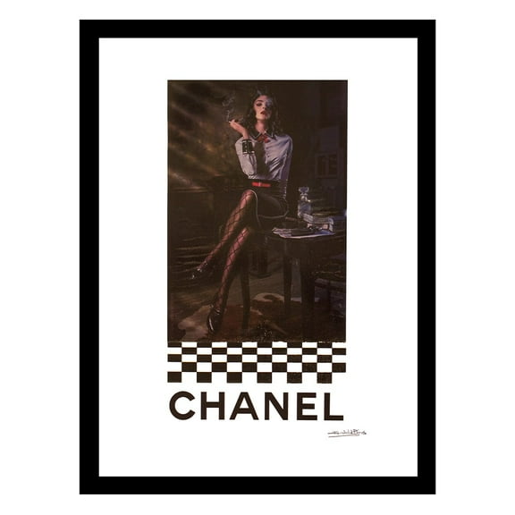 Designer Fashion Model Framed Print