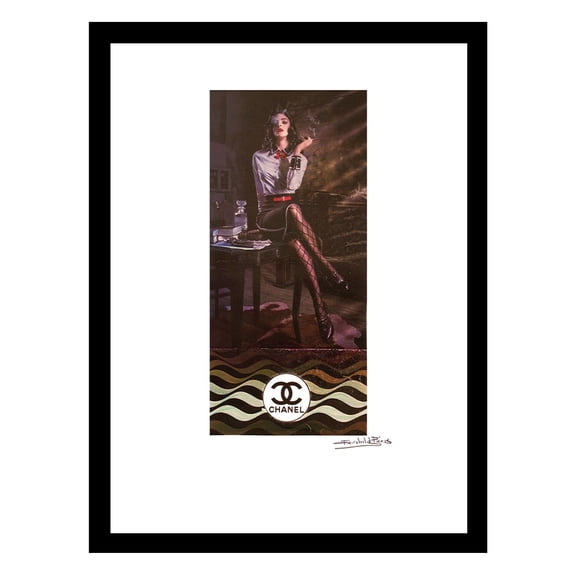 Designer Fashion Model Framed Print
