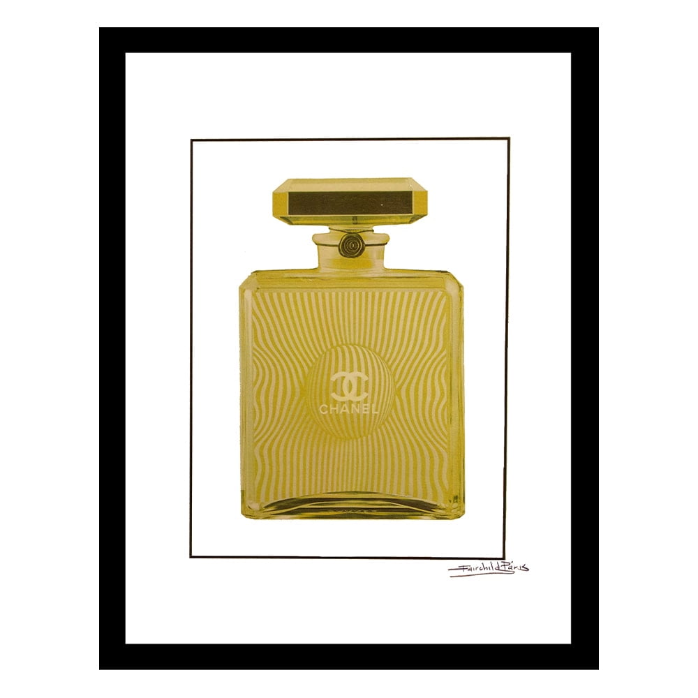 Designer Fashion Perfume Bottle Deco Design Framed Print