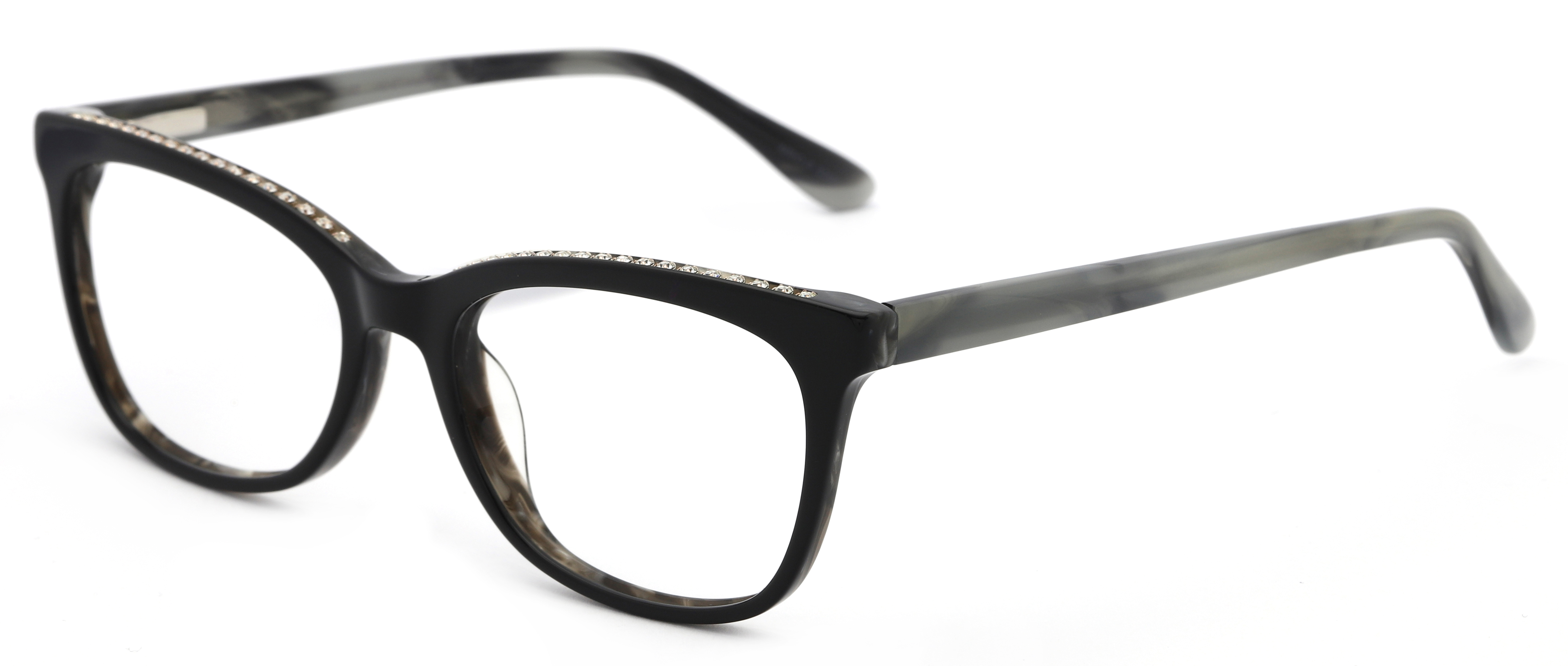Designer Frames for Less Women's Rx'able Eyeglasses, Black - image 1 of 13