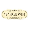 thumbnail image 1 of Designer Free Wifi Sign(Ivory/Dark Brown) - Large, 1 of 6