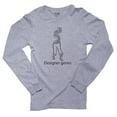 thumbnail image 1 of Designer Genes - Jeans with DNA Gene String Men's Long Sleeve Grey T-Shirt, 1 of 2