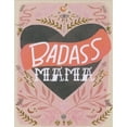 thumbnail image 1 of Designer Greetings Badass Mama Heart with Red Banner Mother's Day Card, 1 of 2